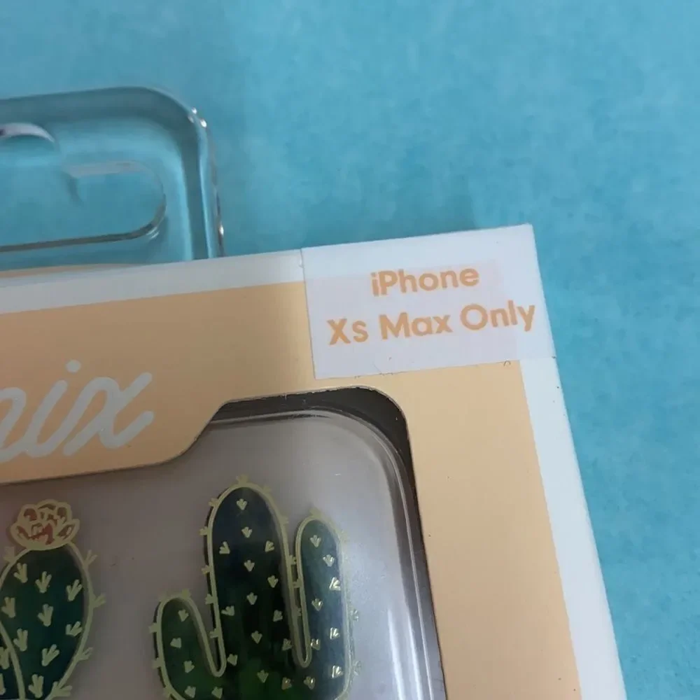 Sonix Apple iPhone XS MAX Clear‎ Coat Prickly Pear Phone Case D6